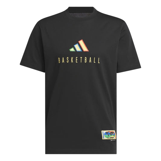 adidas Mens Basketball T-Shirt Black