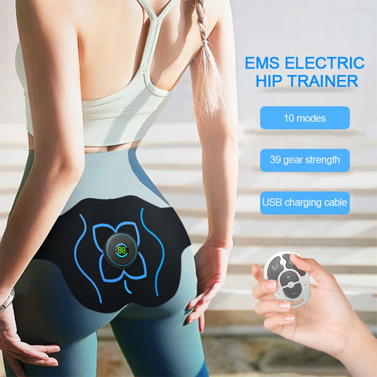39 Gears Strength EMS Hip Muscle Stimulator | Electric Buttock Muscle Massage Machine